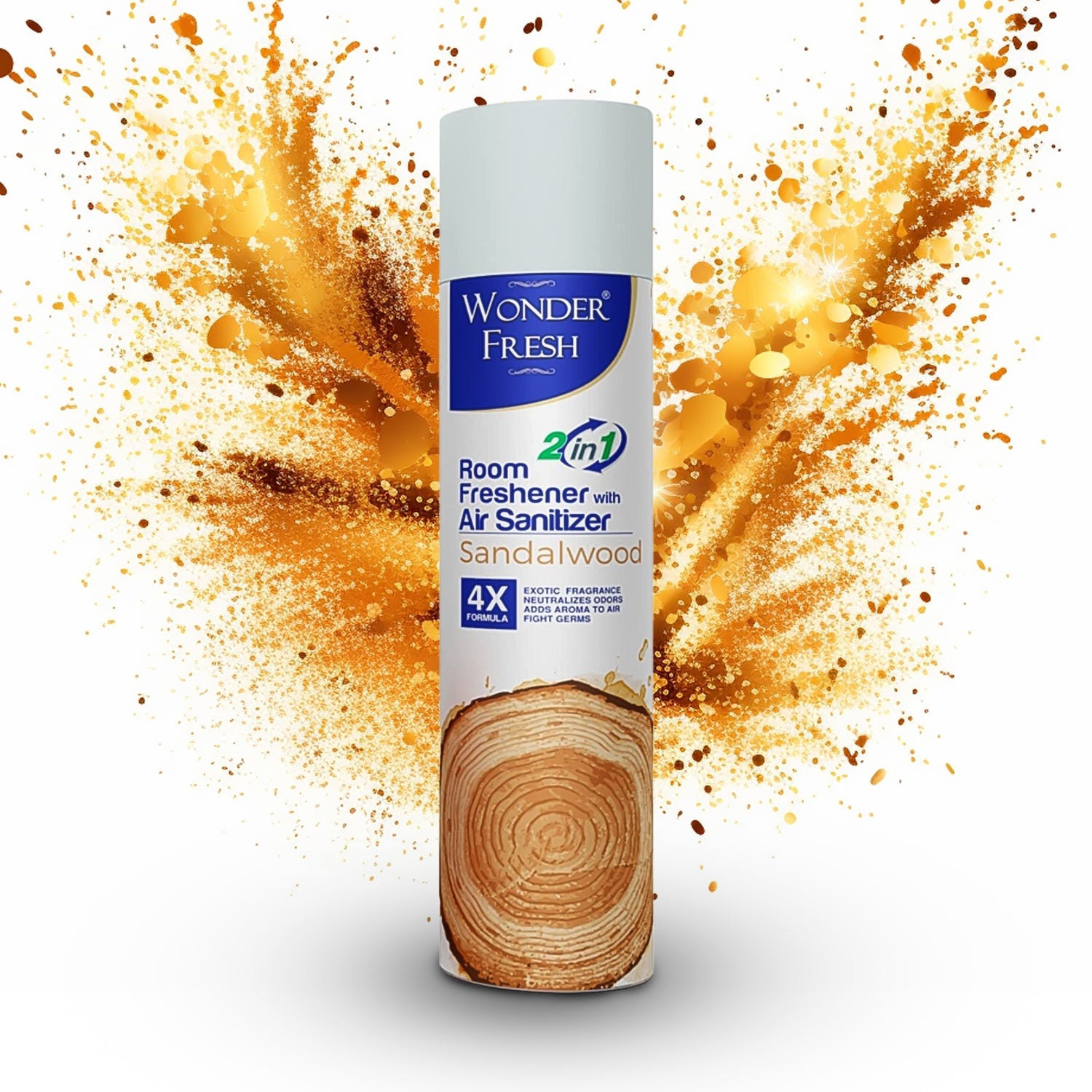 Fresh Air Freshener Spray, Sandalwood Fragrance | Long Lasting Fragrance for Home & Office (Mix Fragrance / 125 Gm) Fresh Air Freshener Spray, Sandalwood Fragrance | Long Lasting Fragrance for Home & Office (Mix Fragrance / 125 Gm)